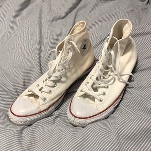 CONVERSE CHUCK TAYLOR ALL STAR HI WHITE SHOES